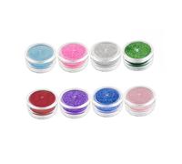 Ipetboom 12piezas Pintura Corporal Brillantina De Polvo Brillante Temporal Resistente Al Agua Para Herramientas De Pintura Artística Eventos De Fiesta