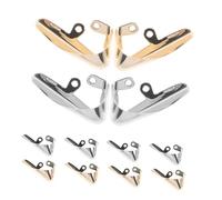 Ipetboom 12piezas Protector De Dedos Para Zapatos De Tacón Forma De Triángulo De Hierro Protectores De Punta De Zapato Accesorios De Reparación Para De Vestir Protectores De Punta De