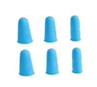 Ipetboom 12piezas Protectores De Dedos De Silicona Flexibles y Elásticos Para Profesores Artesanos y Manicura Protege Los Dedos Día