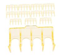 Ipetboom 12piezas Soportes Para Varillas Rizadoras y Rodillos De Permanente Almacenamiento Organizado y Elegante