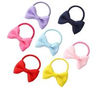 Ipetboom 14piezas Lazo Pelo Mini Coleteros Elásticos Para Niñas Color Aleatorio Pelo Lazo Para Uso Diario y Fiestas