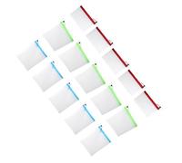 Ipetboom 15 Piezas Bolsas de Almacenamiento con Cierre de Cuerda Reutilizables Resistentes para Alimentos Ecológicas y Aptas para Frigorífico y Congelador de