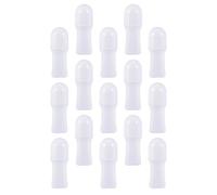 Ipetboom 15 Piezas botella de rodillos botellas vacías mini perfume aceites esenciales botellas de bolas de rodillos botella de aceite esencial Educación física rueda de desplazamiento