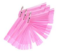 Ipetboom 150piezas Puntas De De Uñas Con Aro Para Práctica De Esmalte Tarjetas De Colores Para Exhibir Uñas