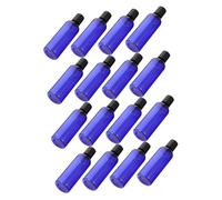 Ipetboom 16 piezas Botellas de Viaje Reutilizables con Tapón Presión Recipientes Vacíos Antifugas para Champú Loción y Cosméticos Portátiles para Maleta y Actividades al Aire