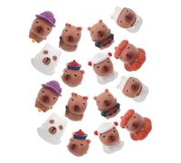 Ipetboom 16 Piezas Figuras Halloween Resina Mini Animales Decoraciones Micro Paisaje Accesorios para Fiesta Hogar