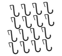 Ipetboom 16 piezas Ganchos Colgantes de Plástico para Microondas Multiusos Soporte Resistente para Cocina y Baño Organizador de Utensilios y Toallas