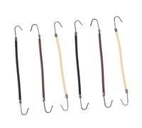 Ipetboom 18piezas Gancho Pelo y Banda Pelo Gomas de Silicona Flexibles Tipo Gancho Accesorio Cabello para Mujeres y Niñas Actividades Diarias