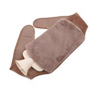 Ipetboom 1juego Bolsa De Agua Caliente Multifuncional De Invierno Con Cinturón De Piel Sintética Para Alivio De Dolores Musculares y Estrés Profundo Para Uso Hogar y Exterior