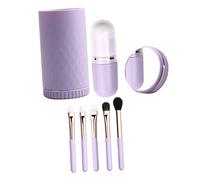 Ipetboom 1juego Brochas De Maquillaje Con Estuche Portátil y Organizador Pinceles De Maquillaje Para Polvo Suelto y Cosméticos Para Viajes y Uso Diario