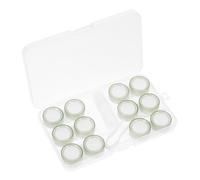 Ipetboom 1juego Estuche para Lentes De Contacto Caja De Lentillas y Portátil para Viajes Organizador De Lentes Diseño y Capacidad para Múltiples Transparente