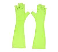 Ipetboom 1par Guantes De Manicura Sin Dedos Protección Uv Para Uñas Guantes De De Poliéster De Largos Para Manicura Color Para Protección Solar y