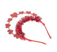 Ipetboom 1pieza Diadema De Diseño De Corazón Para Mujeres Accesorio De Fiesta Para Día De San Valentín Para Celebraciones y Fotografía Ligera y Cómoda