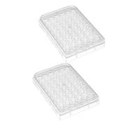 Ipetboom 2 Bandejas de Cultivo Celular para Laboratorio Placas de 48 Pocillos Diseño Compacto y Organizador Aptas para Cultivo de Tejidos y Análisis Biológico