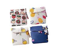 Ipetboom 2 Juegos De 4 Piezas De Paquete De Servilletas Sanitarias Bolso Con Cremallera Alrededor De La Cartera Soporte En Miniatura Monedero Carteras Para Niños Monedero Monedero