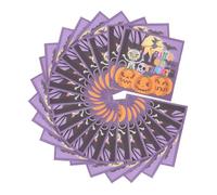 Ipetboom 2 Juegos De Servilletas Desechables Para Cena De Halloween Para Fiestas Carnavales Halloween Decorativas Calabazas Y Murciélagos 20 Unidades.