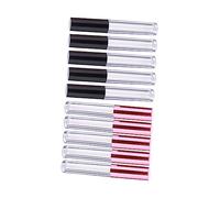 Ipetboom 2 Juegos Juego De Tubos Vacíos De Brillo De Labios Traje De Brillo De Labios Brillo De Labios Plateado Dorado Máscara Embudo Bálsamo Labial Botella De Brillo De Labios 10 Uds * 2