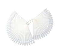 Ipetboom 2 juegos Muestrario de Uñas Profesional Puntas Forma de Abanico para Manicura Herramienta de Exhibición de Colores y Práctica de Nail Art Palitos de Esmalte para Salón