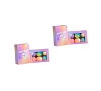 Ipetboom 2 Juegos Píldoras De Baño Para Pies Con Sal De Baño Hidratante Kawavy Lavabo Para Pies De Pie Bolas De Baño Redondas Bolas De Baño De Pies Bicarbonato De 6 Piezas * 2