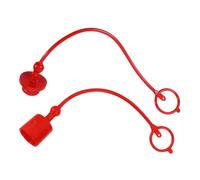 Ipetboom 2 Juegos Tapones Antipolvo para Acoplador Hidráulico Npt con Anillo de Retención Integral Protección contra Suciedad y Daños para Acoplamientos Rápidos