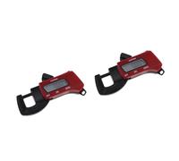 Ipetboom 2 Mini Herramientas De Medición De Métricas De Digital Micrómetro Rojo