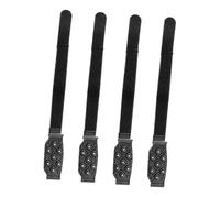 Ipetboom 2 Pares De Crampones para Escalada En Antideslizantes para con Agarres para Crampones Agarres para Antideslizantes Color Negro