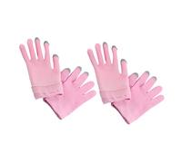 Ipetboom 2 Pares Guantes Hidratantes Guantes De Humedad Guantes De Algodón Para Manos Secas Spa De Manos Guantes Para Cosmético Spandex Rosa Perder Uso Diario