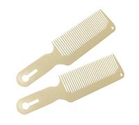 Ipetboom 2 Peines De Acero Inoxidable Para Alisar El Cabello Cepillo Para Afeitar Peine Plano Cepillo Para Desenredar Peines Peine Caliente Alisador Profesional Cepillo Para Secar