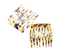 Ipetboom 2 Peines Laterales Para Mujer Pelo Peine Lateral Francés Peines Laterales Para El Pelo Clips Para Mujer Peines Laterales Para Mujer Hoja De Acetato De Pelo Grueso