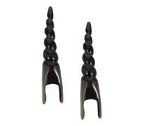 Ipetboom 2 Piezas Acupuntura De Cuerno De Buey Masajeador De Raspado Cuidado Piel Varilla De Acupuntura De Cuerno De Buey Herramienta De Masaje De De Varilla De Raspado Para Masaje Facial n