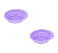Ipetboom 2 Piezas almohadilla de limpieza lavadora de cepillos recipiente para depurador de maquillaje brochas de maquillaje pinceles maquillaje brocha de maquillaje lavadoras gel de sílice