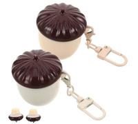 Ipetboom 2 Piezas Bálsamo Labial para Hidratante y Nutritivo con Castaña Fórmula No Grasa Compacto y Portátil para Escolar y Actividades al Aire