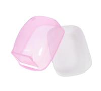 Ipetboom 2 Piezas baño de hámster recipientes de plástico Transparente bañera con contenedor de Arena Suministro de hámster bañera de plástico para hámster Familiar envase Chinchilla Tina
