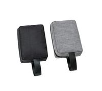 Ipetboom 2 Piezas Bolsa de Almacenamiento Multifuncional para Accesorios Electrónicos Organizador Compacto y con Resistente Poliéster Ecológico para Viaje y Diario de Unidades Gris y Negro