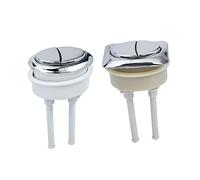 Ipetboom 2 piezas Botón de Descarga Doble para Cisterna de Inodoro Resistente y Práctico para Baño Familiar y Hotel de Repuesto Duraderas y Compatibles