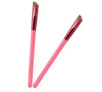 Ipetboom 2 Piezas Brocha de Maquillaje Angulada de Herramienta de Maquillaje y Estuche Incluido