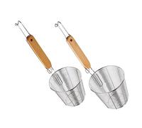 Ipetboom 2 Piezas Colador Inoxidable Filtro de Pasta y Noodles Diseño de Utensilio de Cocina para Fregadero y Hot Pot