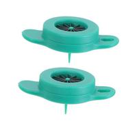 Ipetboom 2 Piezas Cortador de Cebolla y Cebolleta de Inoxidable Práctico y Resistente para Cortar Verduras Tiras Fácil de Usar y Limpiar para Cocina Diaria