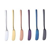 Ipetboom 2 Piezas Cortadores de y Queso Inoxidable para Untar y Decorar Crema Utensilios de Cocina Dorado