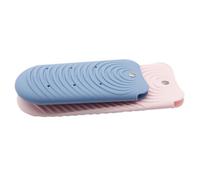 Ipetboom 2 Piezas Cubierta De Aislamiento De Botón Bolsa De Viaje Para Plancha De Pelo Secador De Cabello Más Estilizador Buque De Vapor Secador De Pelo Neto Almohadilla Blue Gel De Sílice