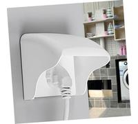 Ipetboom 2 piezas Cubierta para Timbre Exterior Protección para Pulsador y Interruptor Resistente Abs Blanco Fácil Instalación para Uso Exteriores