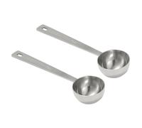 Ipetboom 2 piezas Cucharas Medidoras de Café y Acero Inoxidable para Medición Precisa de Ingredientes Cocina y Repostería