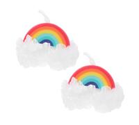 Ipetboom 2 Piezas De Bola De Baño De Arcoíris Esponja De Baño De Fiesta De Arcoíris Esponja De Lufa Esponja Corporal Esponja De Bañera Esponjas De Bañera Depurador De Baño De Tenis