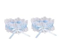 Ipetboom 2 Piezas De Liga Para Ligas Para Boda Para Despedida De Soltera Ligas Para Muslo Novia Fiesta Blanca Banda Para Ducha Nupcial Liga Elástica Para Para Mujer