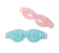 Ipetboom 2 Piezas De Máscara De Ojos Para Dormir Súper Suave Y Agradable Para La Piel De Pvc Gotas Para Los Ojos Lentes De Enfriamiento LED Avanzados De Enfriamiento