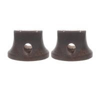 Ipetboom 2 Piezas de Puentes para Erhu de Ébano Negro Duraderos Accesorios de Instrumento Musical para Urheen Puente Profesional para Erhu Repuesto Resistente y Práctico