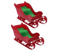 Ipetboom 2 Piezas Decoración Navideña de Plástico Soporte para Dulces y Centro de Mesa Adorno de Festivo para Mesa Contenedor de Golosinas para Navidad