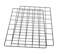 Ipetboom 2 Piezas Estantes Metálicos de Rejilla Paneles de Pared Decorativos para Fotos Diseño Nórdico para Hogar Soporte Artístico para Organizar Recuerdos