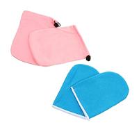 Ipetboom 2 Piezas Guantes Mascarilla De Mano Para Terapia De Manos Guantes De Cera De Parafina Para Calentadores De Cera Para Spa