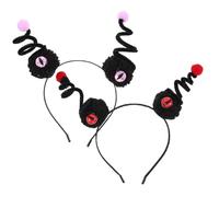 Ipetboom 2 Piezas Halloween Headbands Set Flexible Large Eyeball Party Accessories For Stage Cosplay Costume Adults Children Comfortable Spooky Headpiece